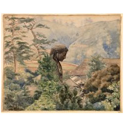 The Great Statue of Amida Buddha at Kamakura